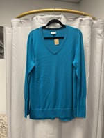 Crown & Ivy Crown & Ivy Turquoise Sweater (L) Pre-owned