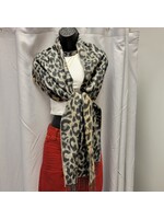 Double-sided Animal Print Scarf (OS)Pre-owned