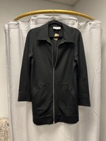 Elliot Lauren Elliot Lauren Black Front Zip Jacket (8) Pre-owned