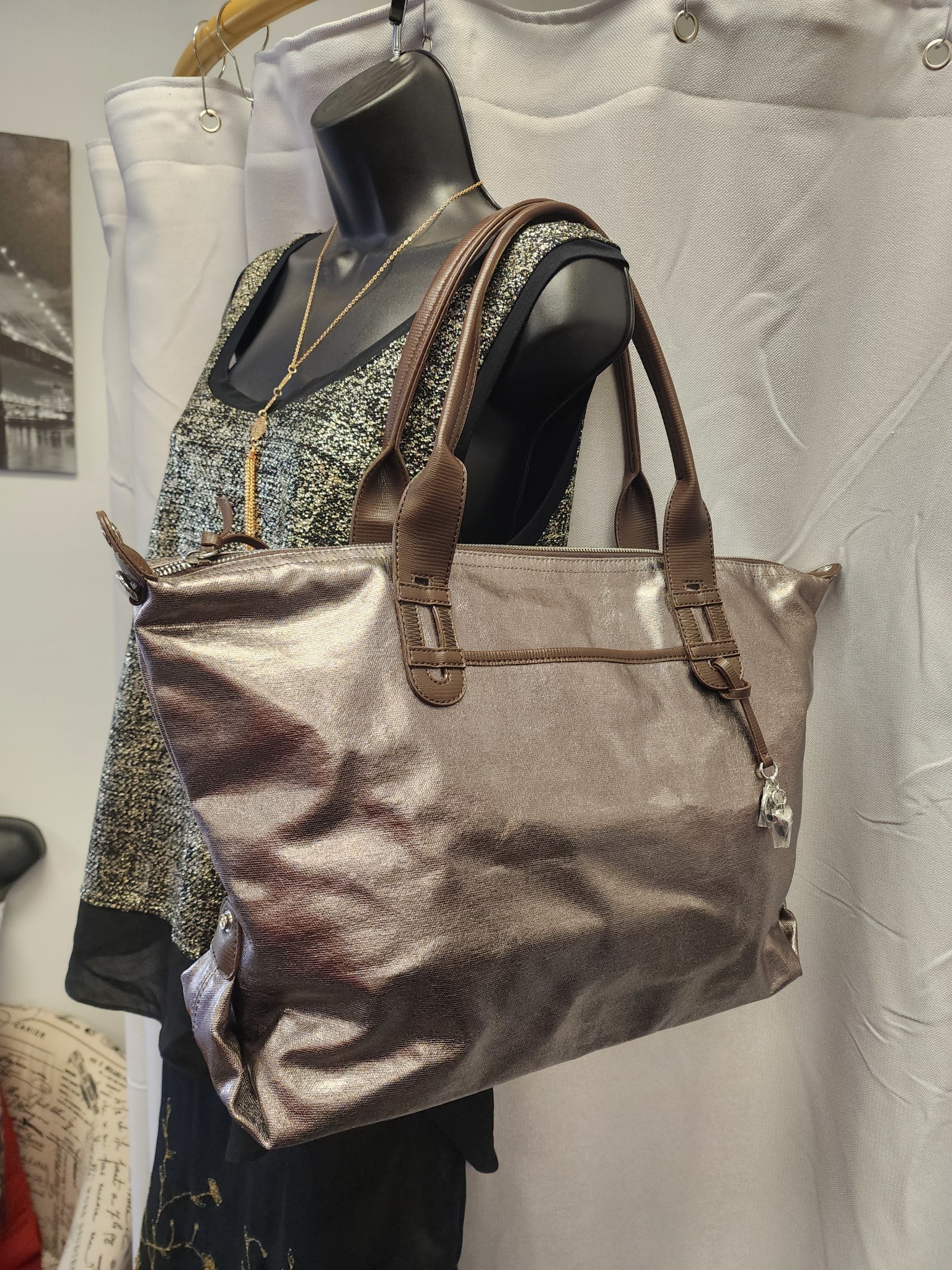 Stella and online dot tote bag