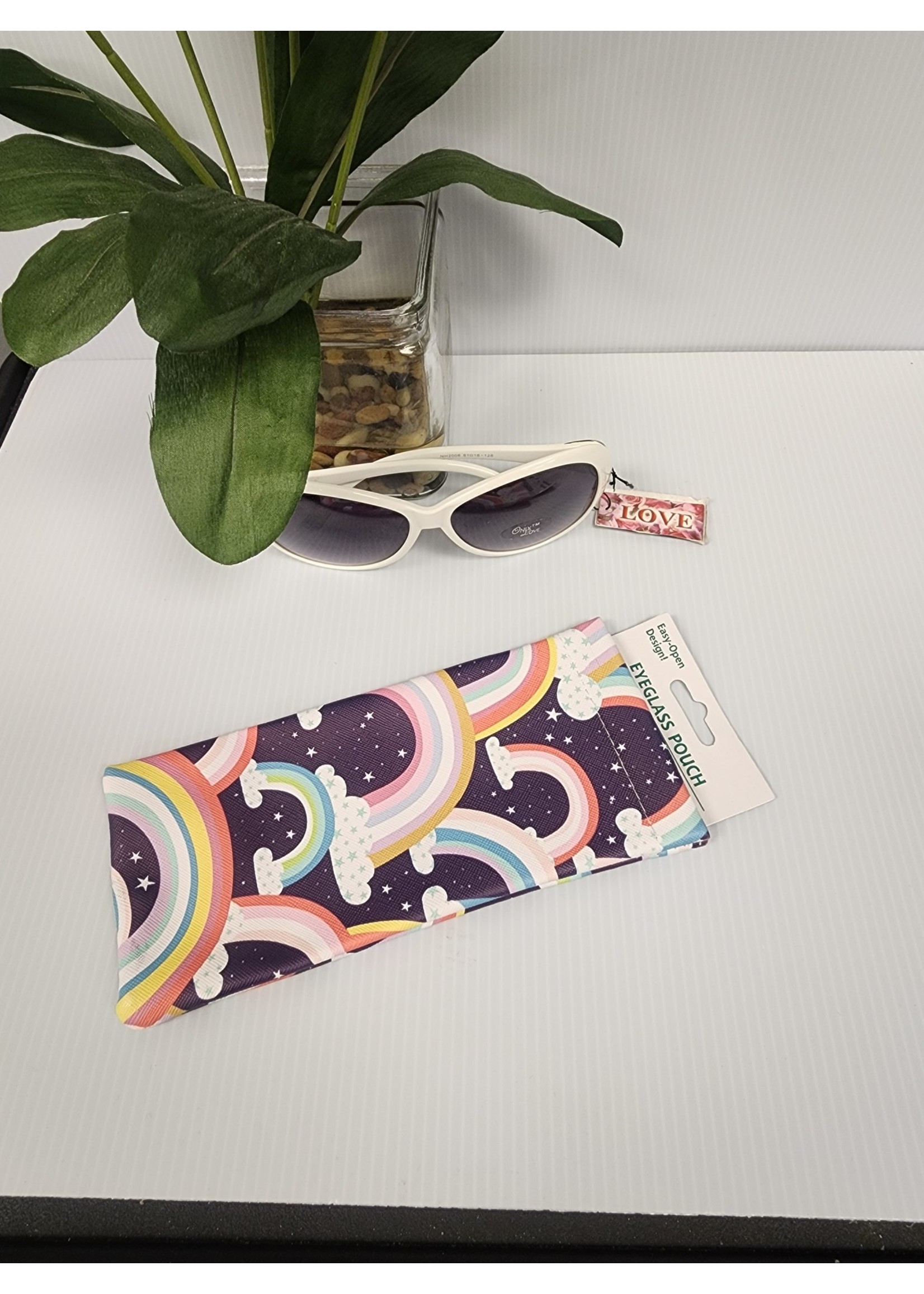 Eyeglass Pouch Nighttime Rainbow