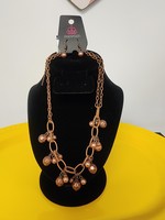 Paparazzi Malibu Movement Copper Necklace and Earring Set