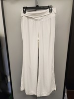 Old Navy Old Navy White Wide Leg Linen Pants (M) Pre-owned