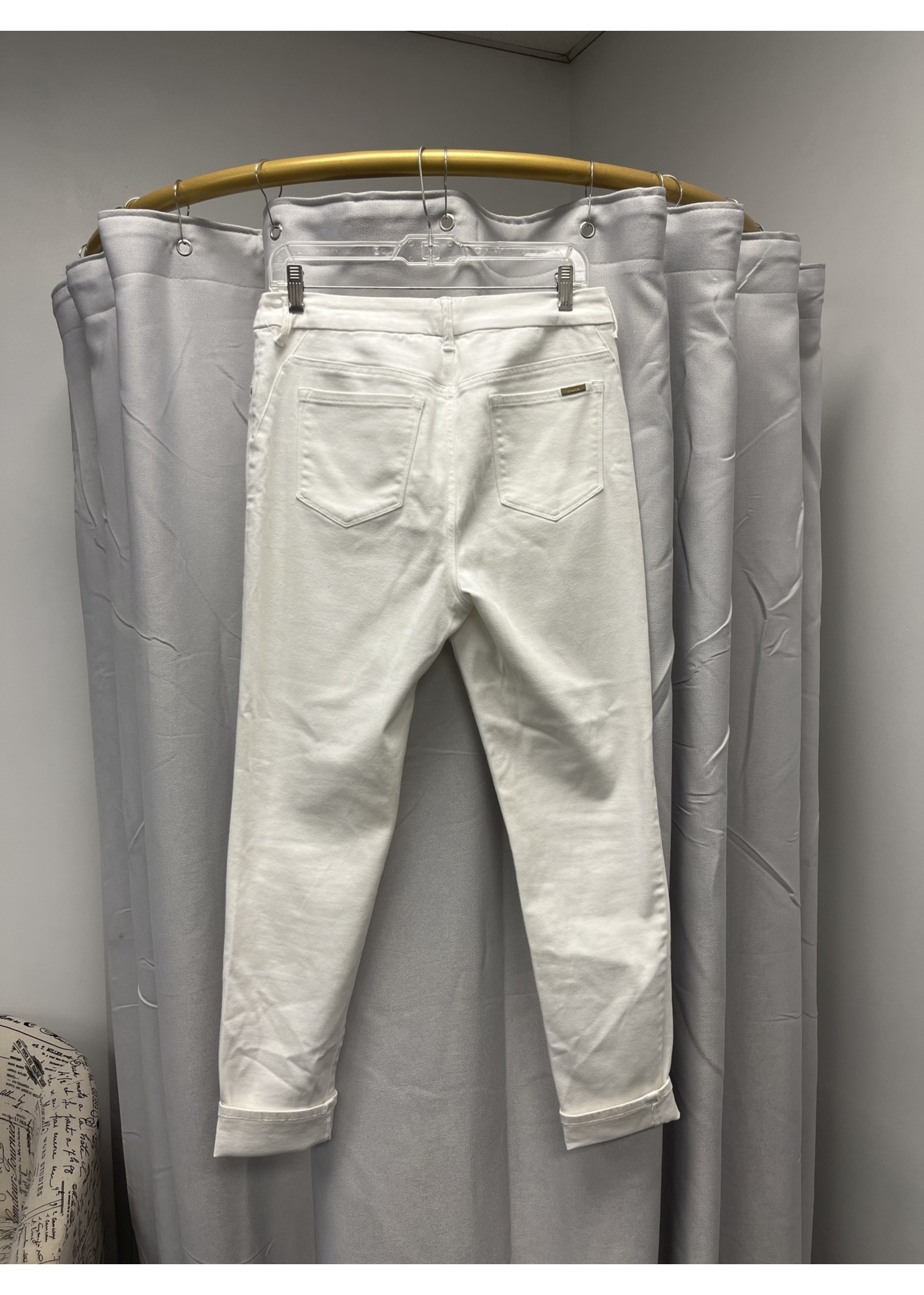 Chico's So Slimming White Denim Pants (1.5) M/10 Pre-owned