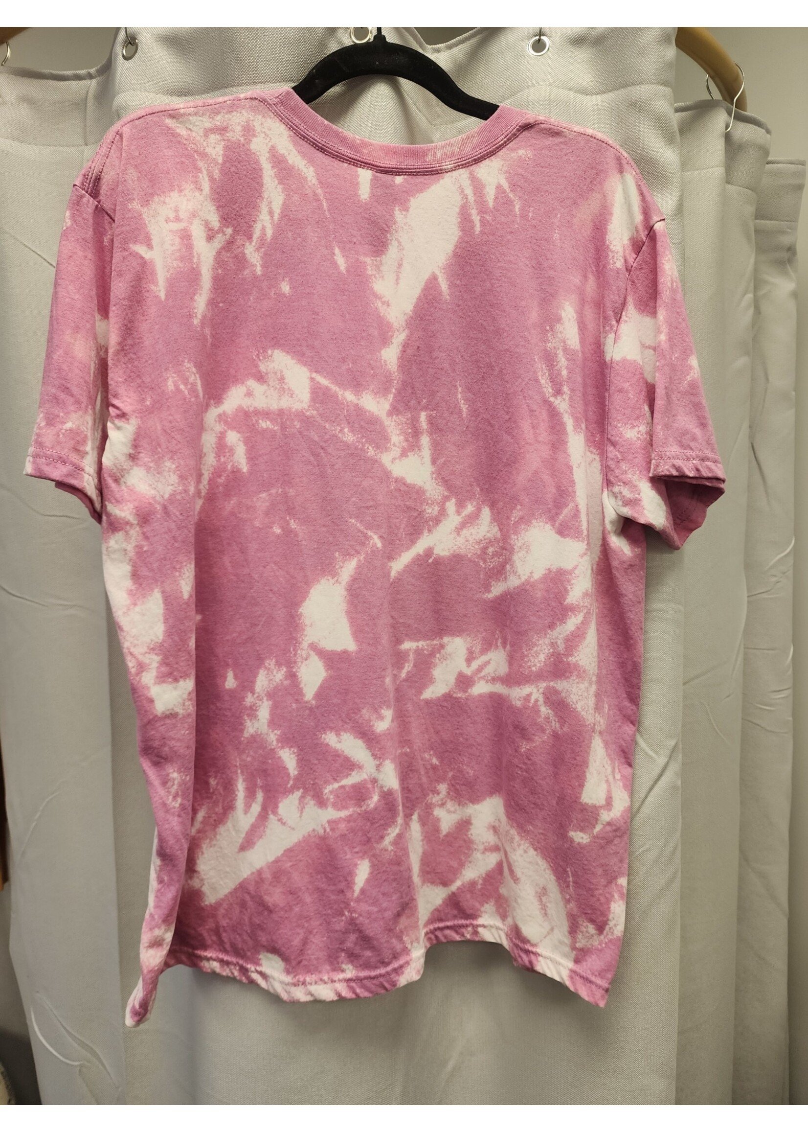 Ms Bleached Tees N More Bleached Pink "He Is Risen" Tee (XL) *New*