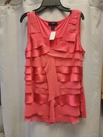 Alfani Alfani Ruffle Tiered Top (M) Pre-owned