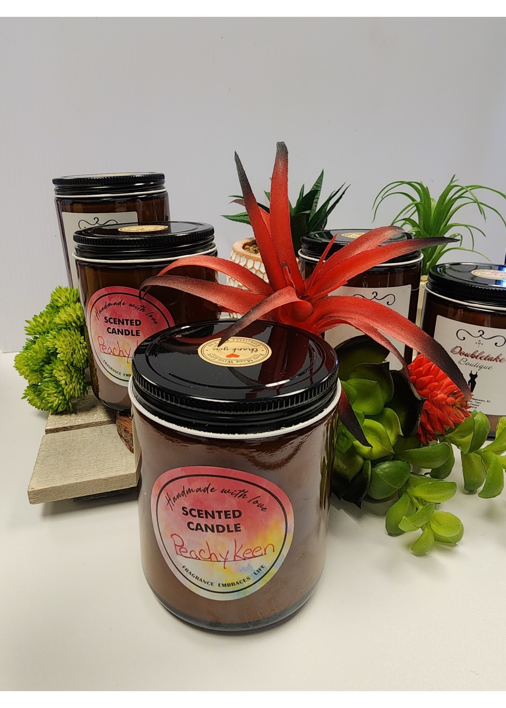 Doubletake Handmade Scented Candles (8oz) Peachy Keen Doubletake Boutique LLC