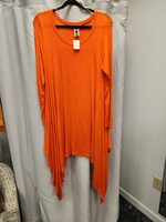 JNK JNK Orange Sharkbite Dress (M) Pre-owned