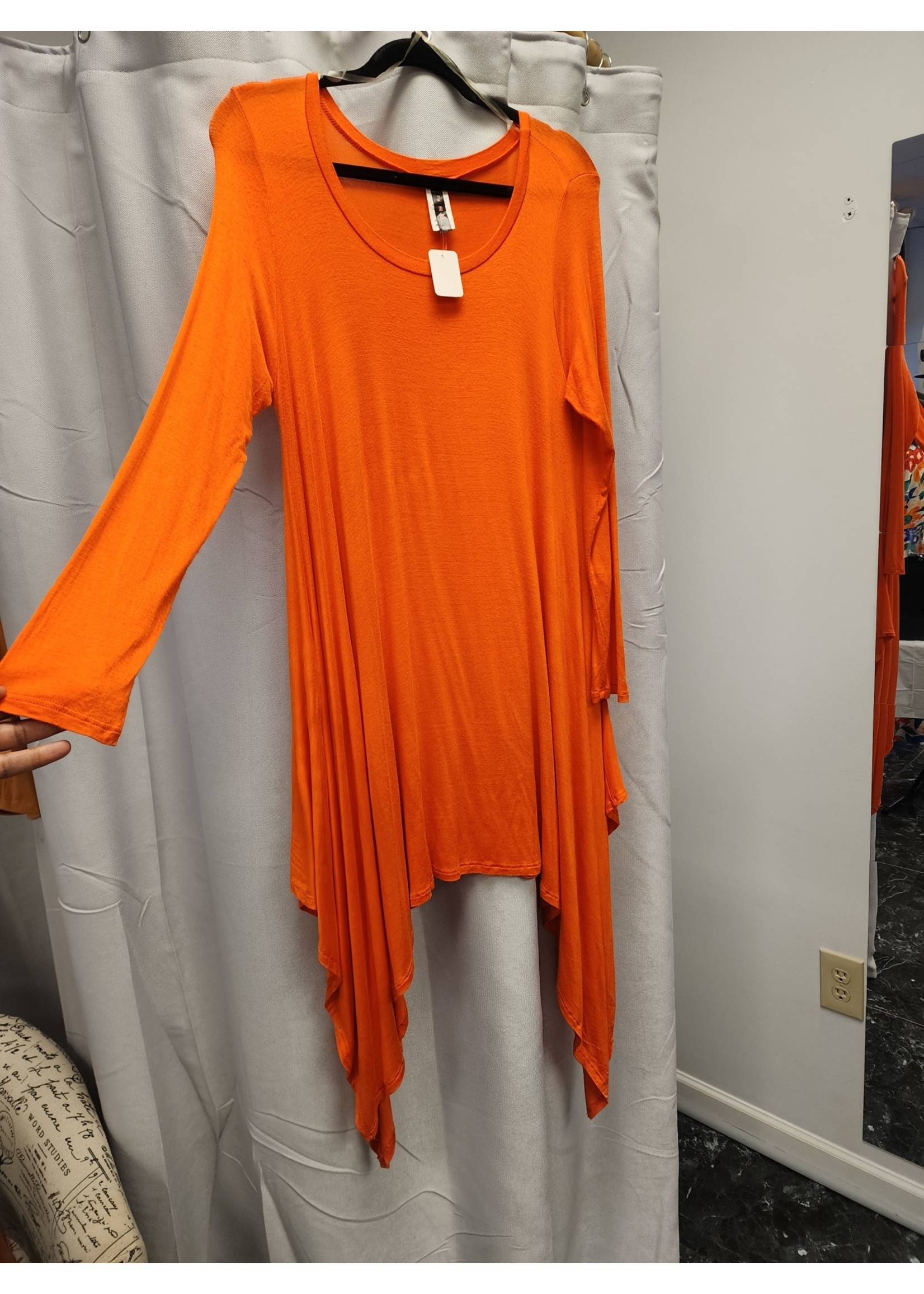 JNK JNK Orange Sharkbite Dress (M) Pre-owned