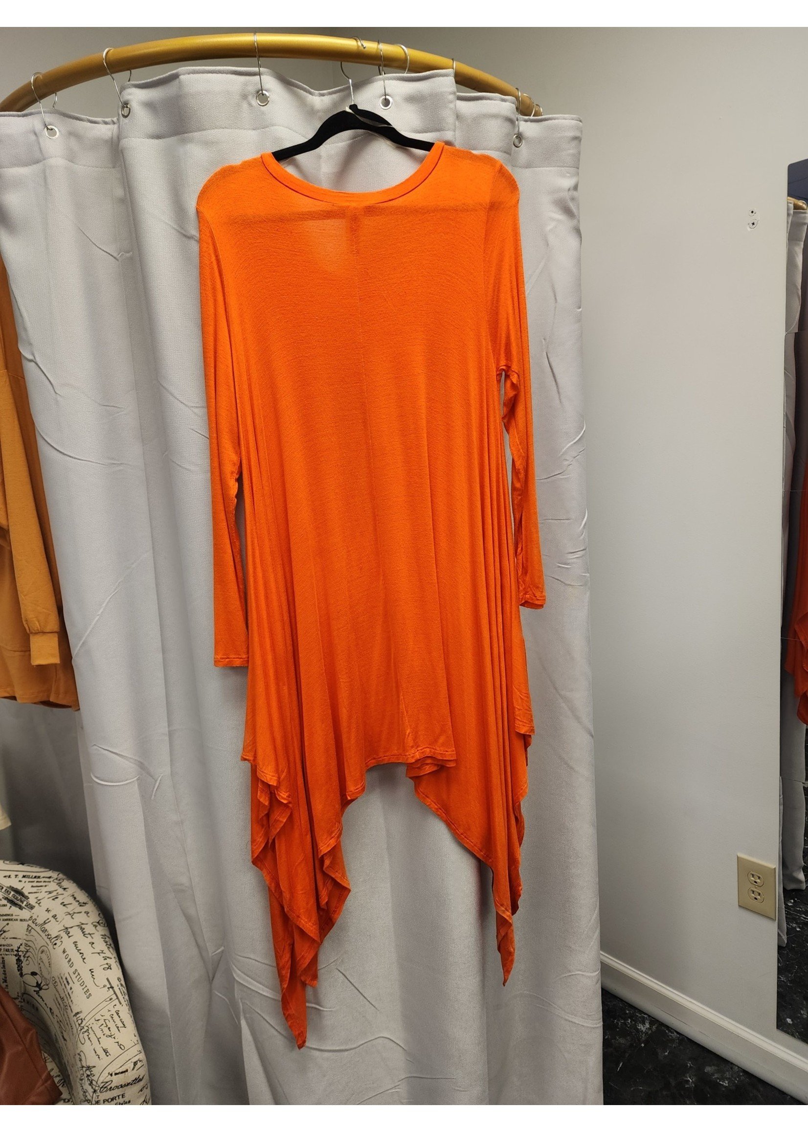 JNK JNK Orange Sharkbite Dress (M) Pre-owned