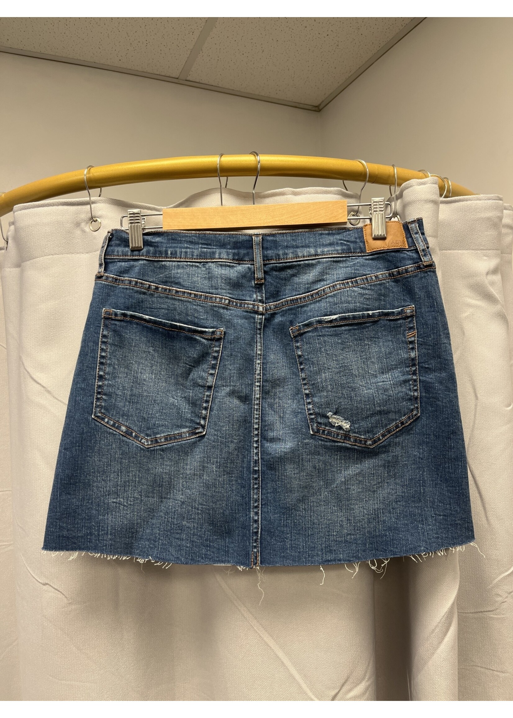 Aeropostale New Aero Mini Denim Skirt (12) NWT