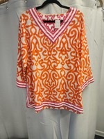 Gretchen Scott Gretchen Scott Pink/Orange Tunic Cover Up (M) Pre-owned