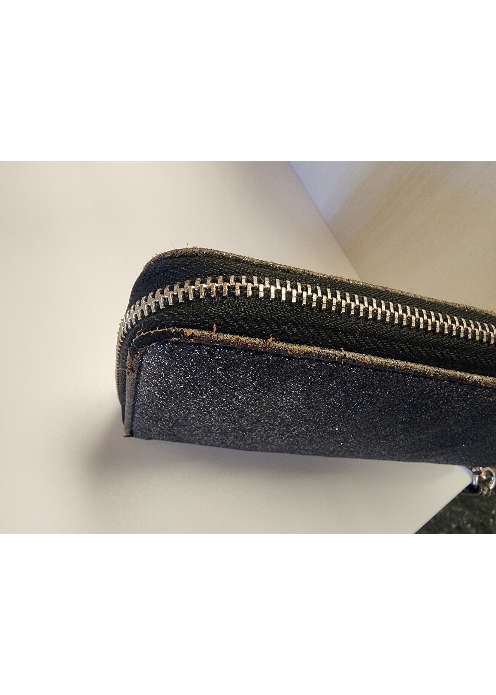 BCBG BCBG Black Glitter Wristlet (Used)