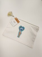 White "Love" Pouch (nwt)