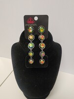 Paparazzi Paparazzi: Drippin In Starlight- Multi Oil Spill Earrings (NWT)