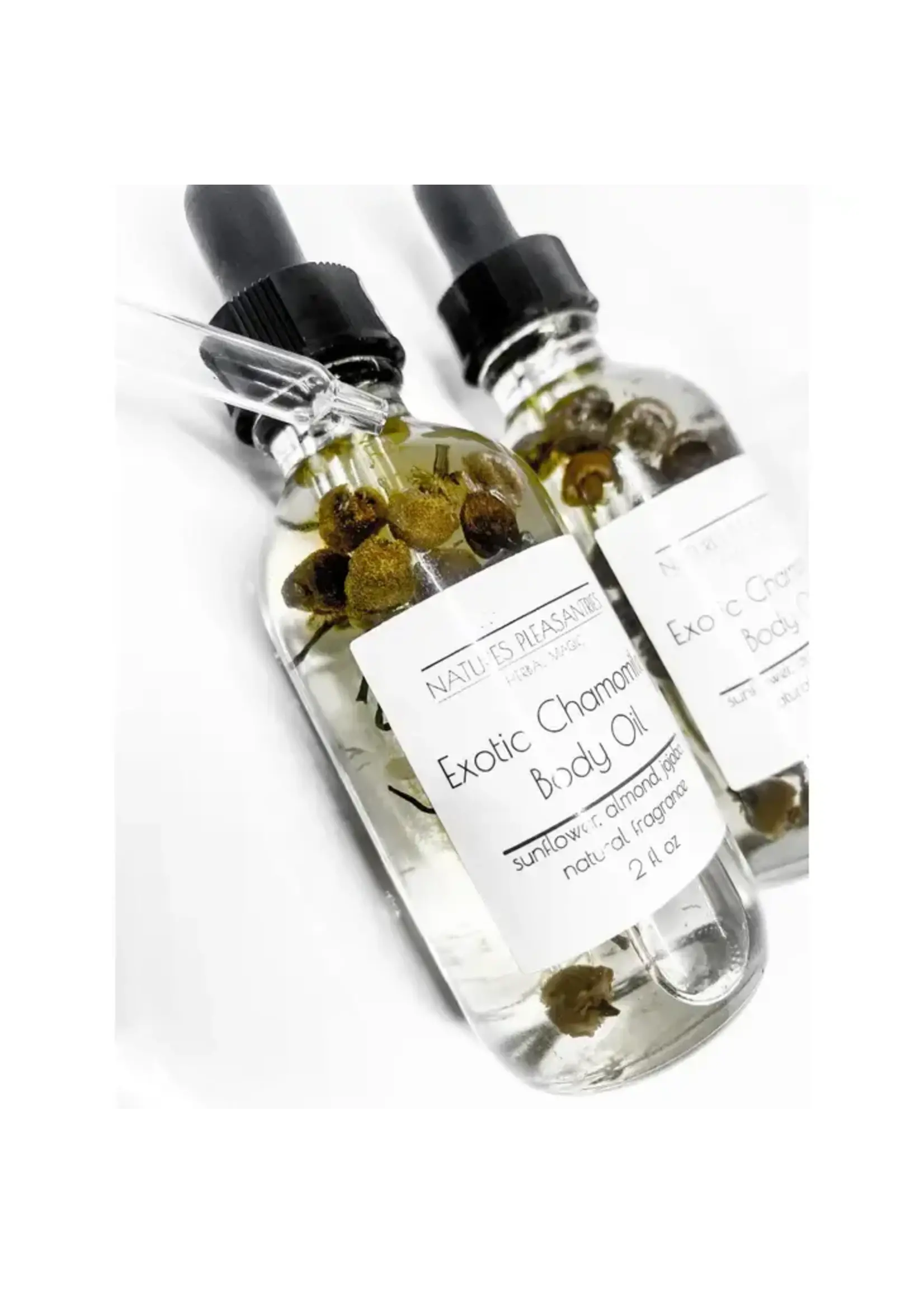 Natures Pleasantries 2 oz Signature Body Oil: Exotic Chamomile