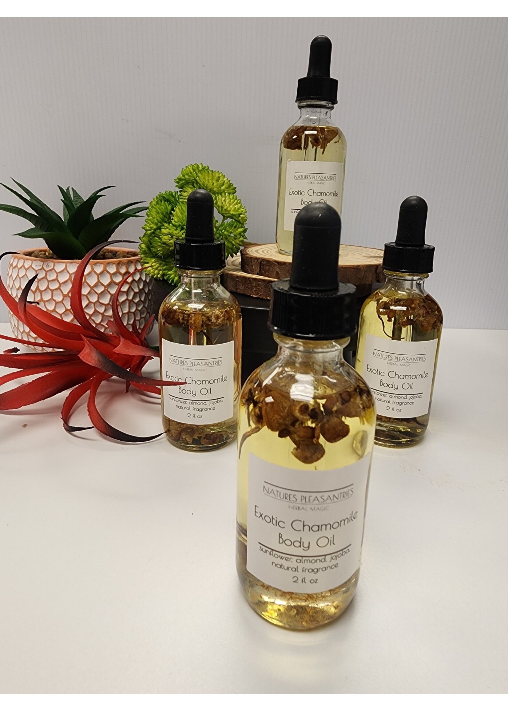 Natures Pleasantries 2 oz Signature Body Oil: Exotic Chamomile