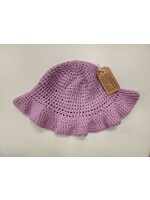 Crochet By Niki Crochet Lavender Floppy Bucket Hat (OS)