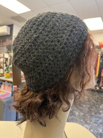 Crochet By Niki Crochet Charcoal Beanie Cap (OS)