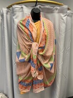 Lightweight Multi-colored Print Scarf (OS)