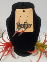 Bloody Scissors Halloween Earrings