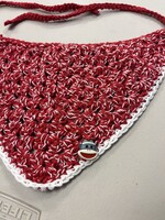 Crochet By Niki Crochet Sock Monkey Bandana w/ Tie (Lrg)