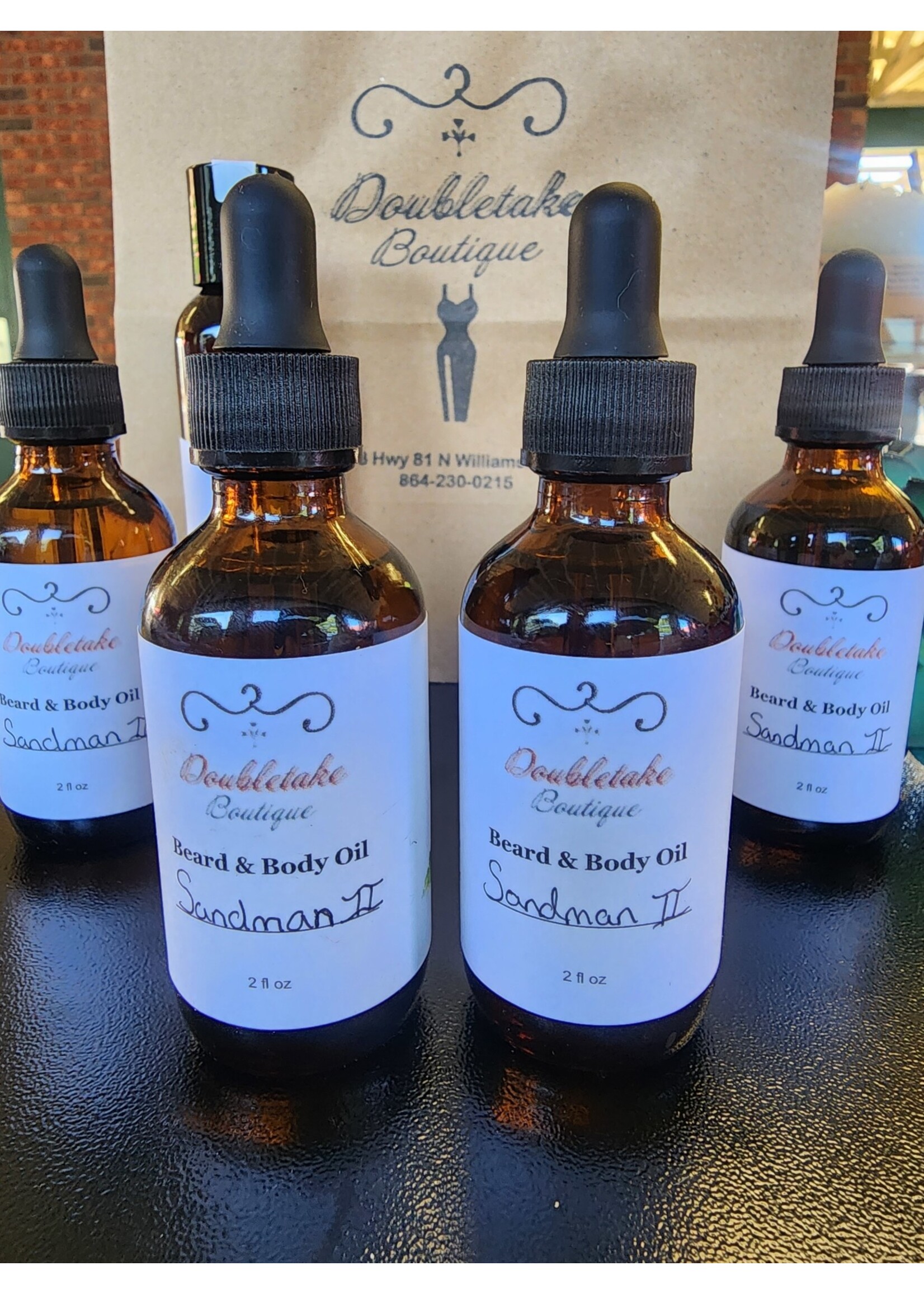 Doubletake Boutique DTB Beard & Body Oil (2 fl oz)- Sandman ll