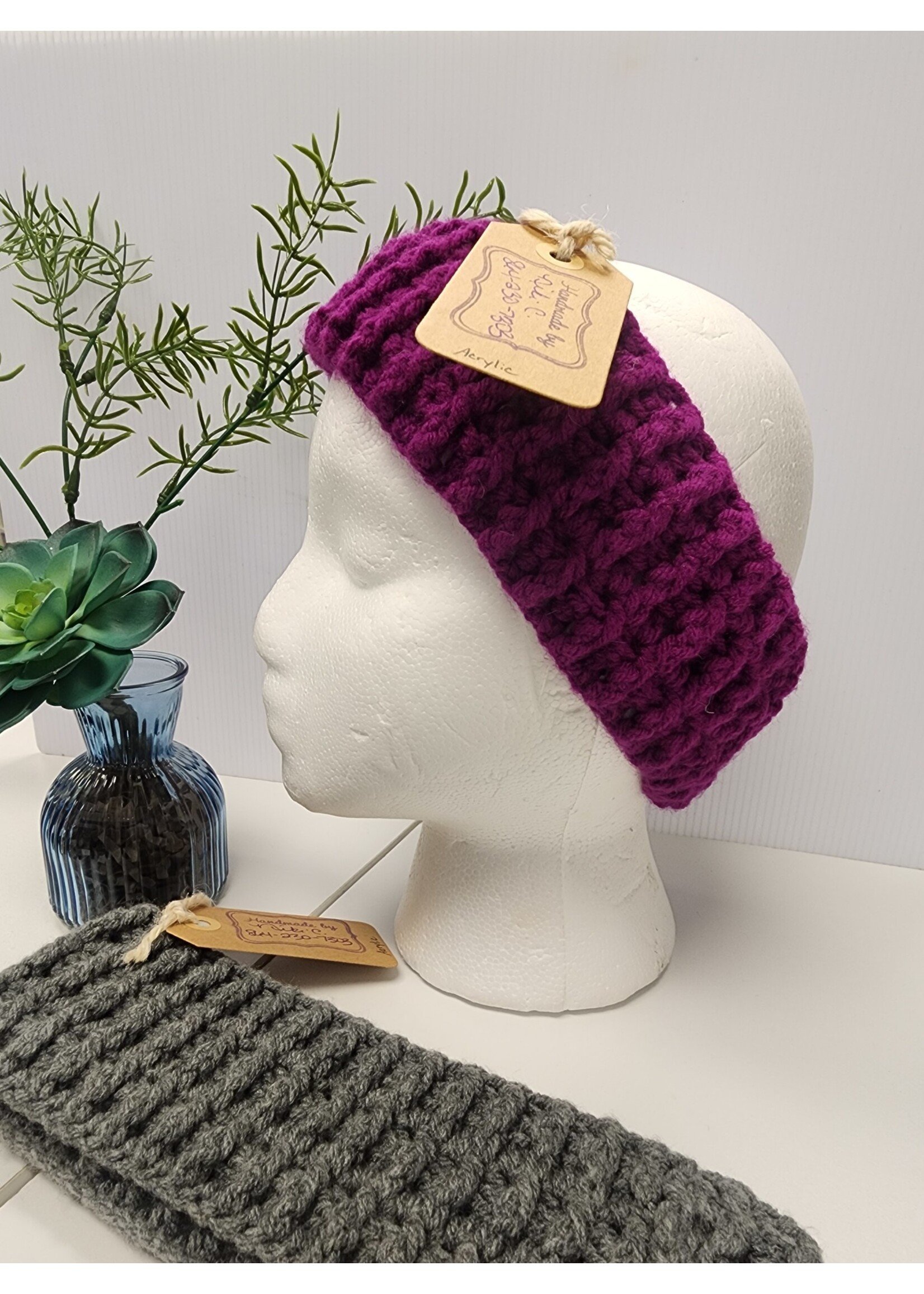 Crochet By Niki Crochet Basket Stitch Headband/Ear Warmer