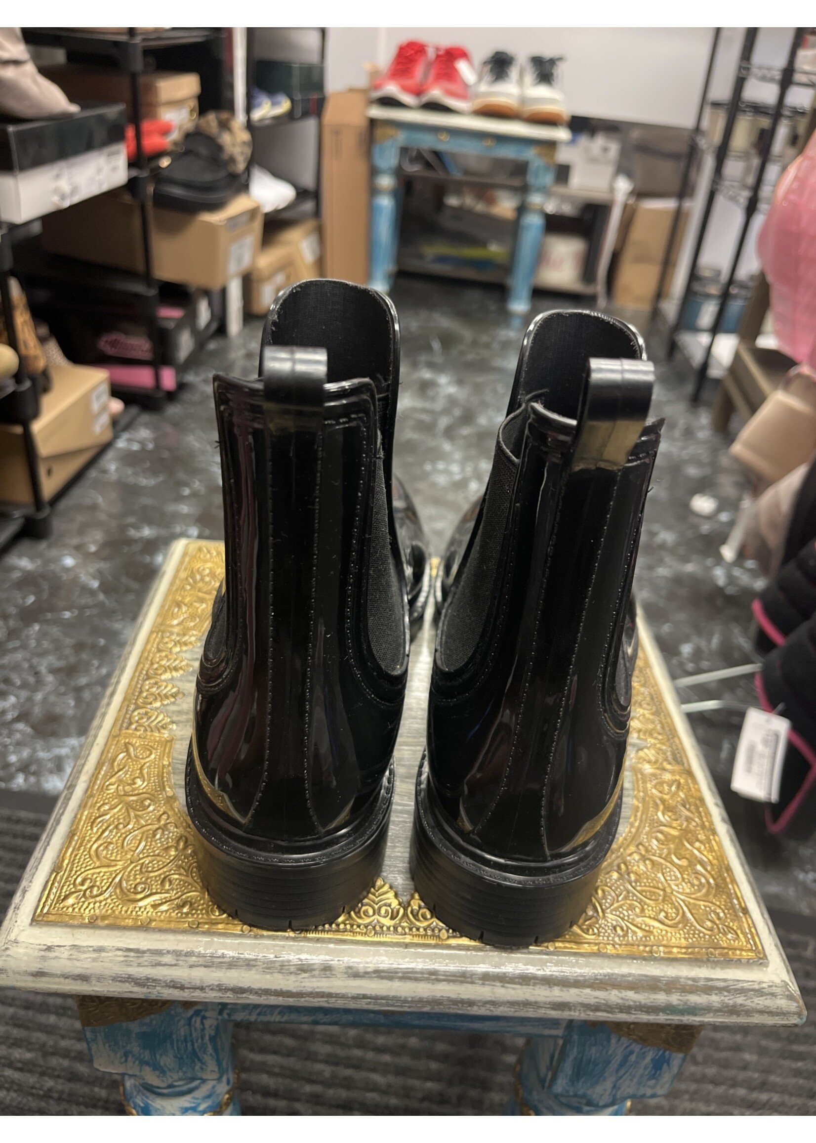 Xappeal Xappeal Black Women's Rain Boots (10) Pre-owned