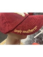 Simply Southern Sparkle Puff Sheep Dog Corduroy Ball Cap