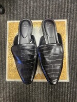 A New Day A New Day Croco Mule Flats (7.5) Used