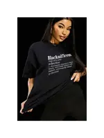 NoBrand Blacknificent Graphic Women Tee