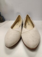 Tom's Tom's Natural Melange Woven Jutti Neat Flats (8M) Like New