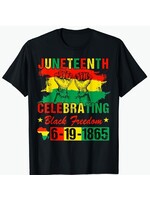 Plus Size Juneteenth Celebration Tee-Black (4X)