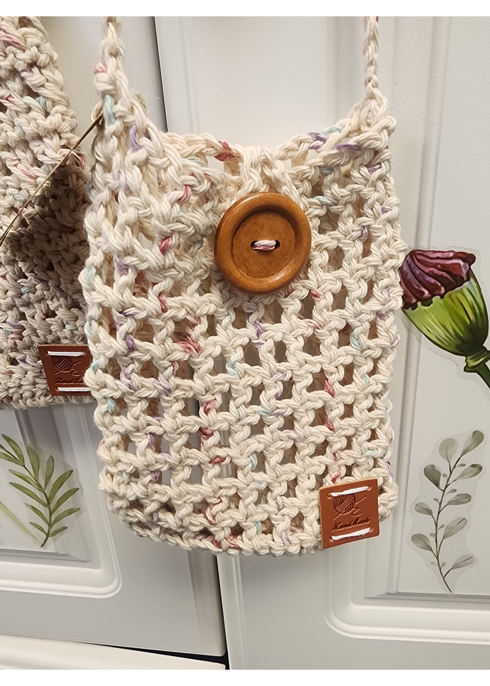 Crochet By Niki Crochet Potpourri Color Phone Bag