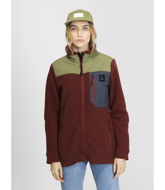 Armada BABKA FLEECE JACKET BURGUNDY