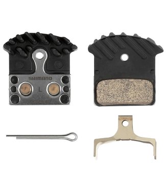 SHIMANO J04C METAL BRAKE PAD W/FIN