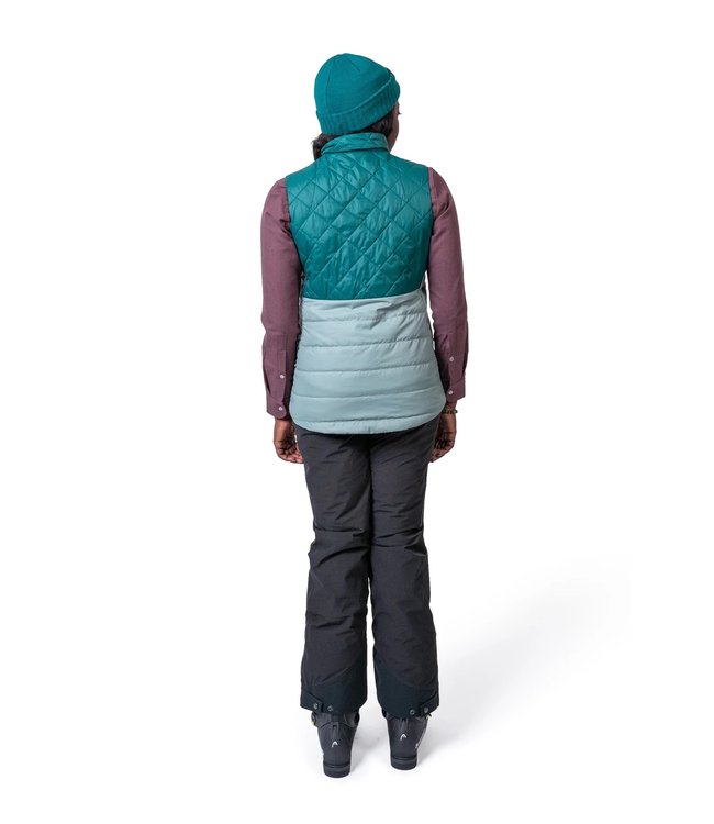 FLYLOW LAUREL VEST: GREDO/SAGE