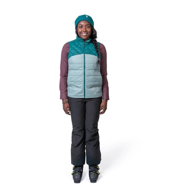 FLYLOW LAUREL VEST: GREDO/SAGE