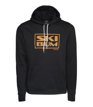 FLYLOW SKI BUM HOODIE: BLACK