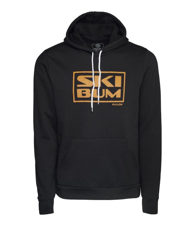 FLYLOW SKI BUM HOODIE: BLACK
