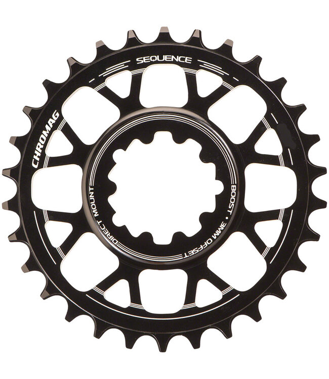 CHROMAG SEQUENCE CHAINRING FOR SRAM 3 BOLT CRANKSETS. BOOST SPACING