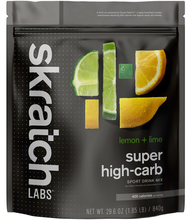 SKRATCH LABS SUPER HIGH CARB DRINK MIX: LEMON/LIME