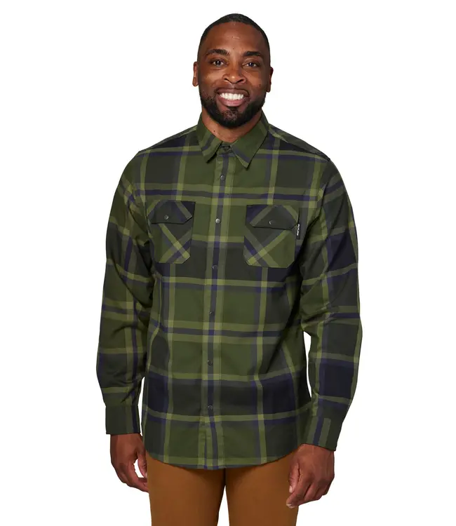 FLYLOW HANDLEBAR TECH FLANNEL PINE/NIGHT