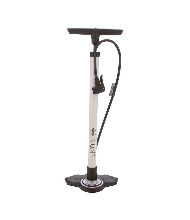 PLANET BIKE COMP FLOOR PUMP WHITE