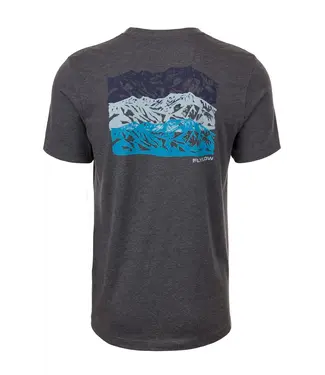 FLYLOW RANGE TEE SHADOW HEATHER
