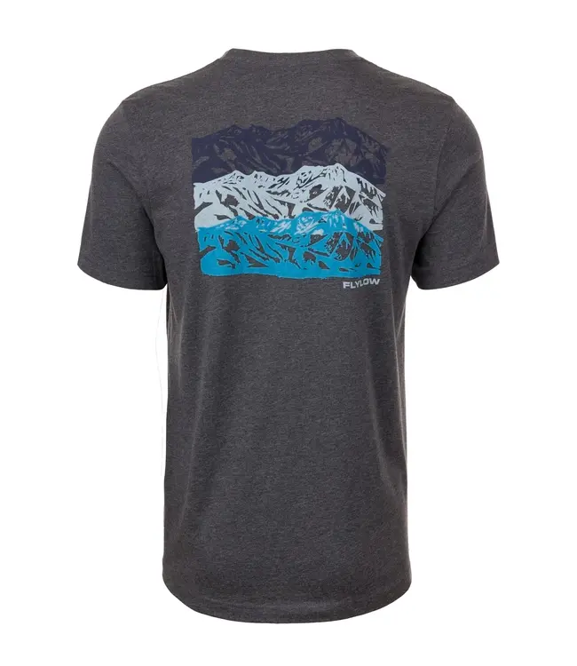 FLYLOW RANGE TEE SHADOW HEATHER