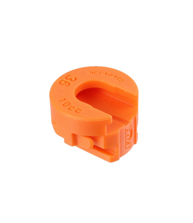 FOX Volume Spacer, 10cc, Orange, 36 Float NA2, Each