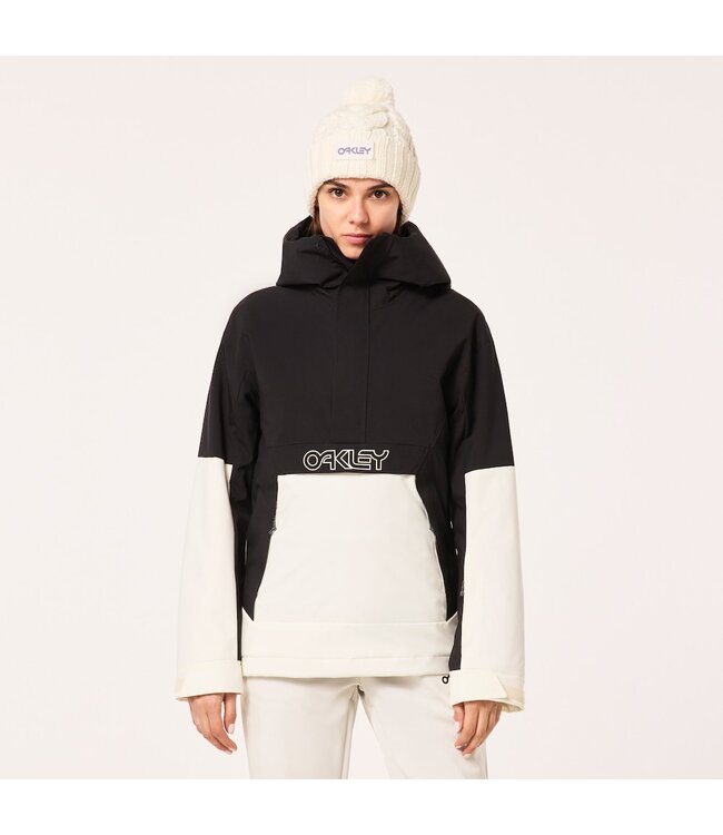 OAKLEY WOMENS TNP TBT INSULATED ANORAK WHITE/BLACK 2025
