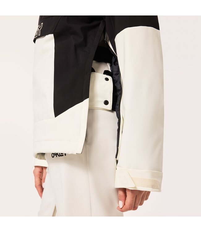 OAKLEY WOMENS TNP TBT INSULATED ANORAK WHITE/BLACK 2025